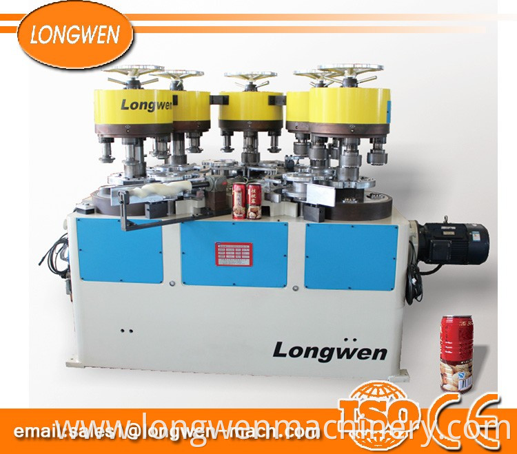 Supply all kinds of tin can sealing flanging beading machine series